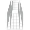 vidaXL Gabion Raised Bed Galvanised Steel 360x50x50 cm