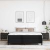 vidaXL Bed Frame with Mattress Black 180 x 200 cm Fabric