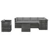 vidaXL 7 Piece Garden Pallet Lounge Set with Cushions Solid Pinewood