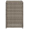 vidaXL Propane Tank Cover Table Grey 40x40x60 cm Poly Rattan