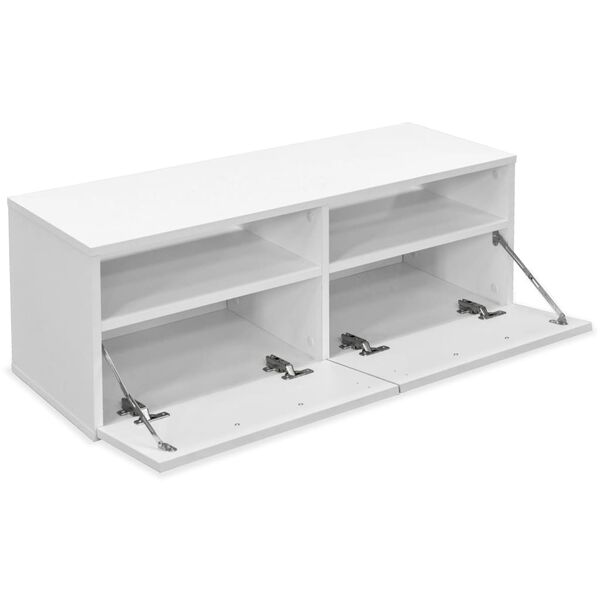 vidaXL TV Cabinets 2 pcs Engineered Wood 95x35x36 cm White