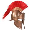 vidaXL Greek Warrior Helmet Antique Replica LARP Copper Steel
