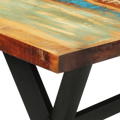 vidaXL Dining Table 140x70x75 cm Solid Wood Reclaimed