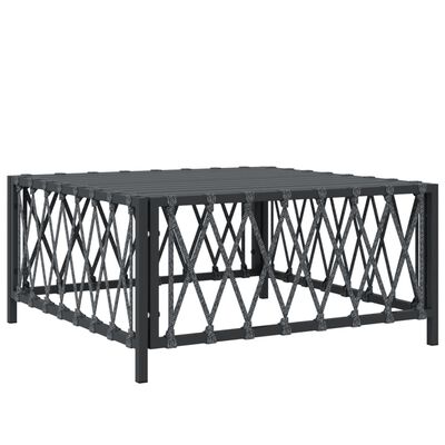 vidaXL 5 Piece Garden Lounge Set with Cushions Anthracite Steel