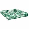 vidaXL Pallet Sofa Cushion Leaf Pattern 70x70x12 cm