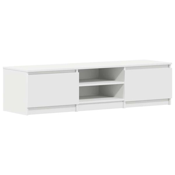 vidaXL TV Cabinet White 140x40x35.5 cm Engineered Wood