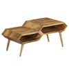 vidaXL Coffee Table Solid Mango Wood 104x50x45 cm