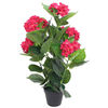 vidaXL Artificial Plant | Red | Plastic and iron wire | 60 cm high