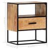 vidaXL Nightstand 40x30x50 cm Solid Mango Wood