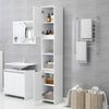 vidaXL 3 Piece Bathroom Furniture Set White Engineered Wood