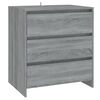 vidaXL 2 Piece Sideboard Grey Sonoma Engineered Wood