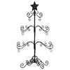 vidaXL Metal Christmas Tree for Decoration Black 90 cm