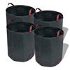 vidaXL Garden Waste Bags Green 45 x 76 cm PP fabric
