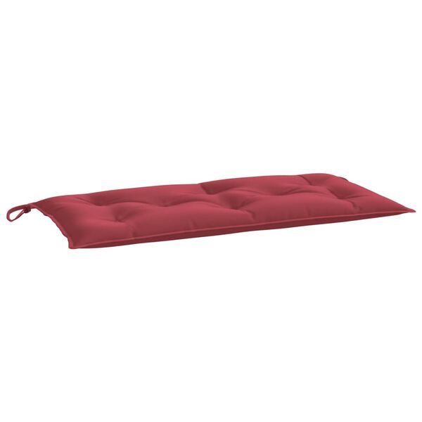 vidaXL Garden Bench Cushion Wine Red 100x50x7 cm Oxford Fabric