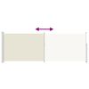 vidaXL Retractable Side Awning 160 x 500 cm Cream