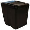 vidaXL Stackable Dustbins 4 pcs Anthracite 100 L