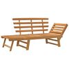 vidaXL Garden Bench 2-in-1 190 cm Solid Acacia Wood