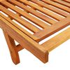 vidaXL Garden Sun Lounger with Cushion Solid Wood Acacia