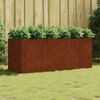 vidaXL Garden Raised Bed 200x80x80 cm Corten Steel