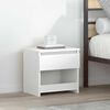 vidaXL Bedside Cabinets 2 pcs White 40x30x39 cm Engineered Wood