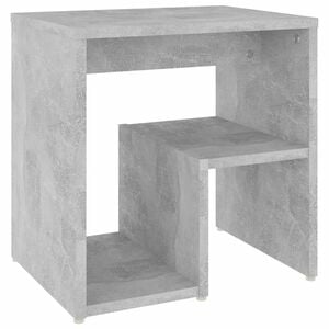 vidaXL Bed Cabinet Concrete Grey 40x30x40 cm Engineered Wood