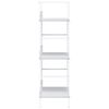 vidaXL 3-Layer Book Shelf White 60x27.6x90.5 cm Engineered Wood