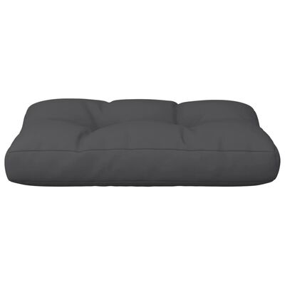 vidaXL Pallet Cushion Black 50x40x12 cm Fabric