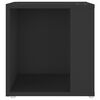 vidaXL Side Table Black 33x33x34.5 cm Engineered Wood