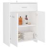vidaXL Bathroom Cabinet White 60x33x80 cm Engineered Wood