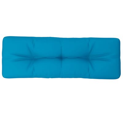 vidaXL Pallet Cushion Blue 120x40x12 cm Fabric