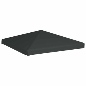 vidaXL Gazebo Top Cover 310 g/m&sup2; 3x3 m Grey