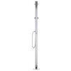 vidaXL Garden Shower with Brown Base 220 cm Aluminium