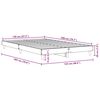 vidaXL Bed Frame without Mattress Sonoma Oak 120x200 cm Engineered Wood