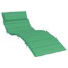 vidaXL Sun Lounger Cushion Green 180x60x4 cm Oxford Fabric