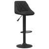 vidaXL Bar Stool Black Velvet
