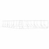 vidaXL Outdoor Dog Kennel Silver 8x16x2 m Galvanised Steel