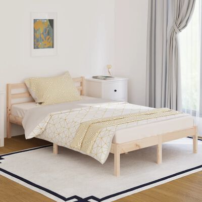 vidaXL Bed Frame without Mattress Solid Wood Pine 120x200 cm