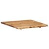 vidaXL Table Top Solid Acacia Wood 58x(50-60)x2.5 cm