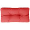 vidaXL Pallet Cushion Red 80x40x12 cm Fabric