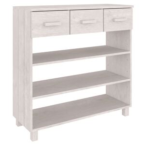 vidaXL Console Table | White | Solid pine wood, MDF | Medium | Console Table