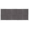 vidaXL Decking Tiles 10 pcs Grey Wash 30x30 cm Solid Acacia Wood