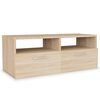 vidaXL TV Cabinet Engineered Wood 95x35x36 cm Oak