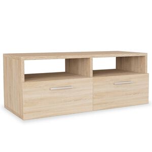 vidaXL TV Cabinet | Oak | Engineered wood, PVC edges | Medium | TV Cabinet
