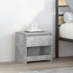vidaXL Bedside Cabinets 2 pcs Concrete Grey 40x30x39 cm Engineered Wood
