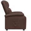 vidaXL Recliner Chair Brown Faux Leather