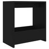 vidaXL Side Table Black 50x26x50 cm Engineered Wood