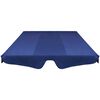 vidaXL Replacement Canopy for Garden Swing Blue 226x186 cm