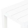 vidaXL Garden Benches 2 pcs White Plastic