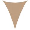 vidaXL Sunshade Sail 160 g/m&sup2; Taupe 5x7x7 m HDPE