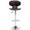vidaXL Bar Stools 2 pcs Brown Faux Leather